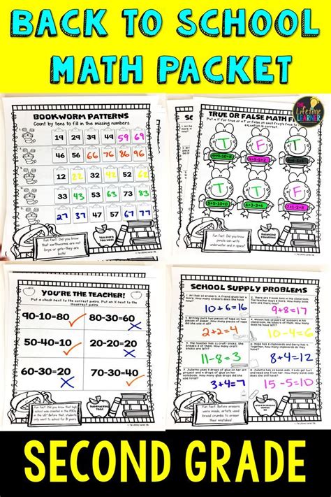 Summer Reading And Math No Prep Bundle - 2nd Grade By Snapshots In Teaching www. . Math packets for 2nd grade